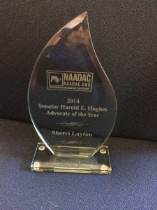 Sherri Layton Awareded NAADAC Award