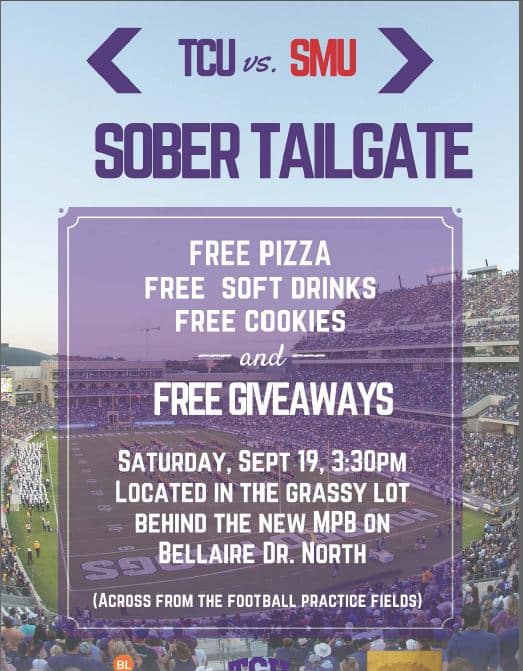 Sober Tailgate TCU vs. SMU