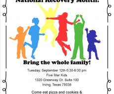 La Hacienda Treatment Center Recovery Month Family Night