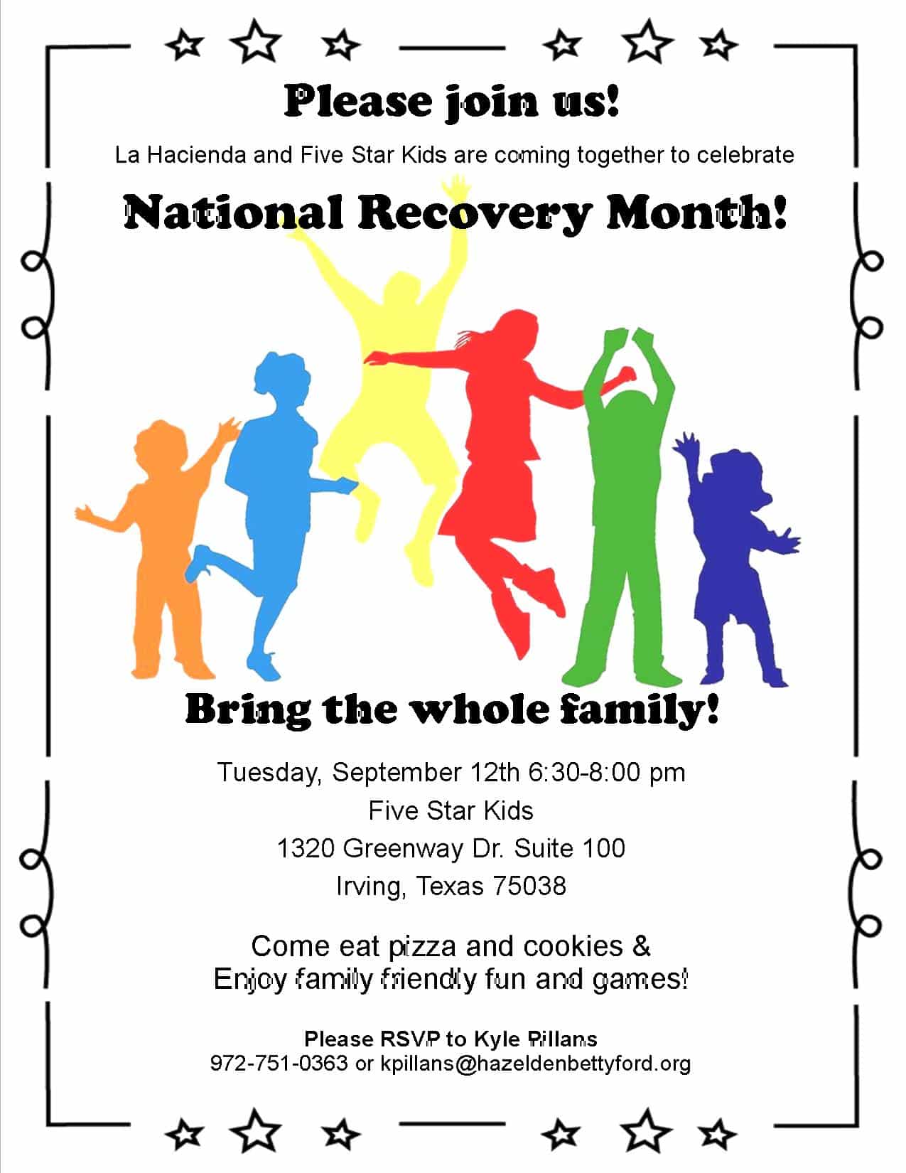 La Hacienda Treatment Center Recovery Month Family Night