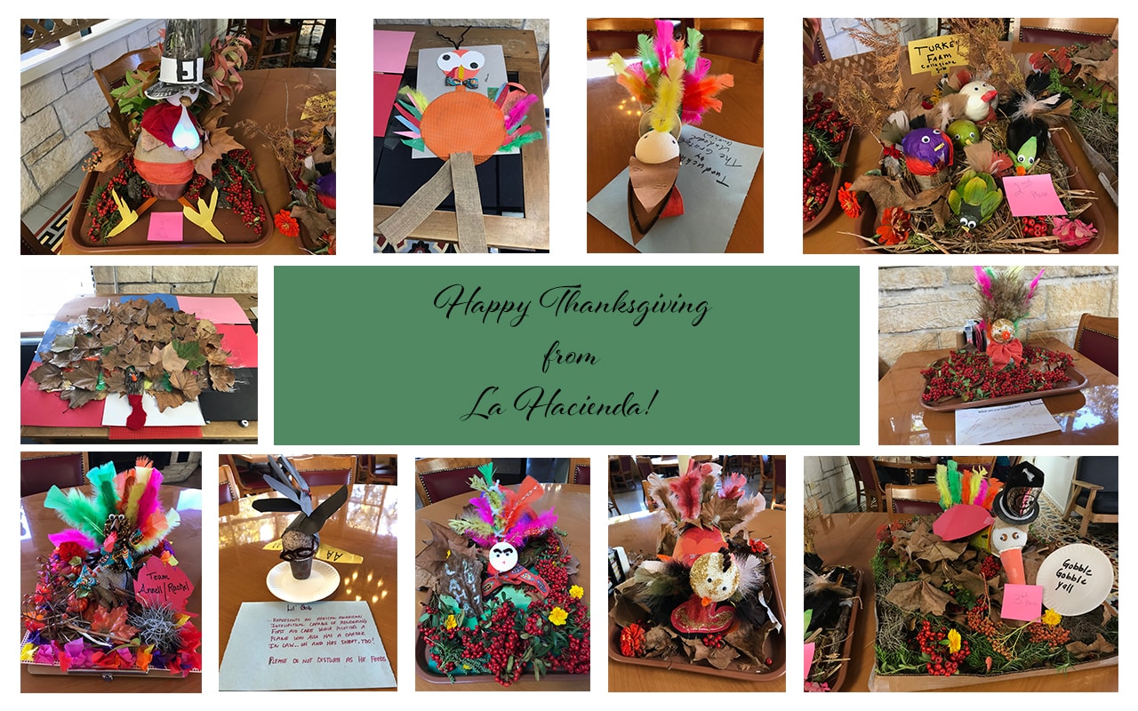 Happy Thanksgiving from La Hacienda Treatment Center Turkey Contest