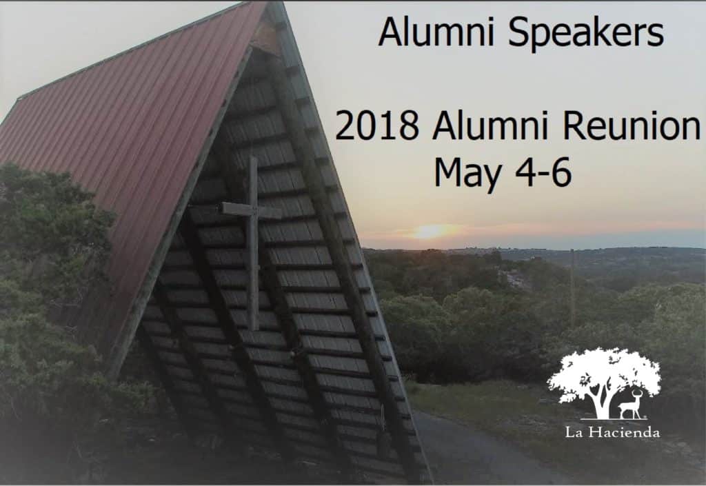 2018 Alumni Reunion Speakers