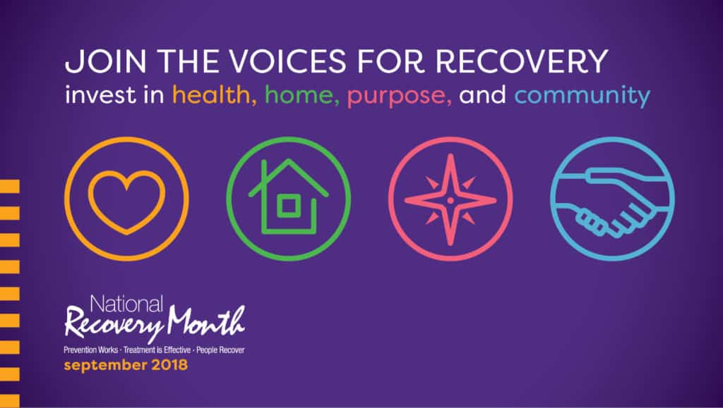 Recovery Month 2018: Join the Voices for Recovery.