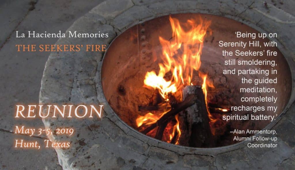 Seekers Fire Reunion Reminder