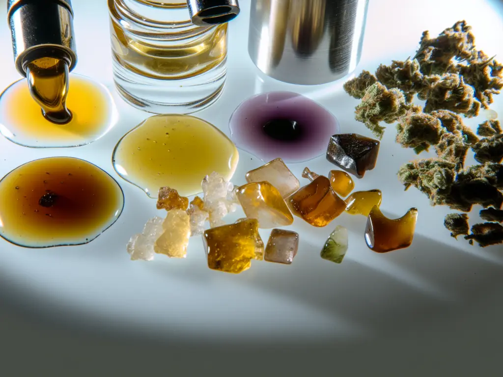 Various Cannabis Concentrates Including Butane Hash Oil And Cannabis Extracts | La Hacienda